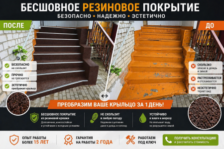Преобразили старое крыльцо в безопасную и долговечную входную зону