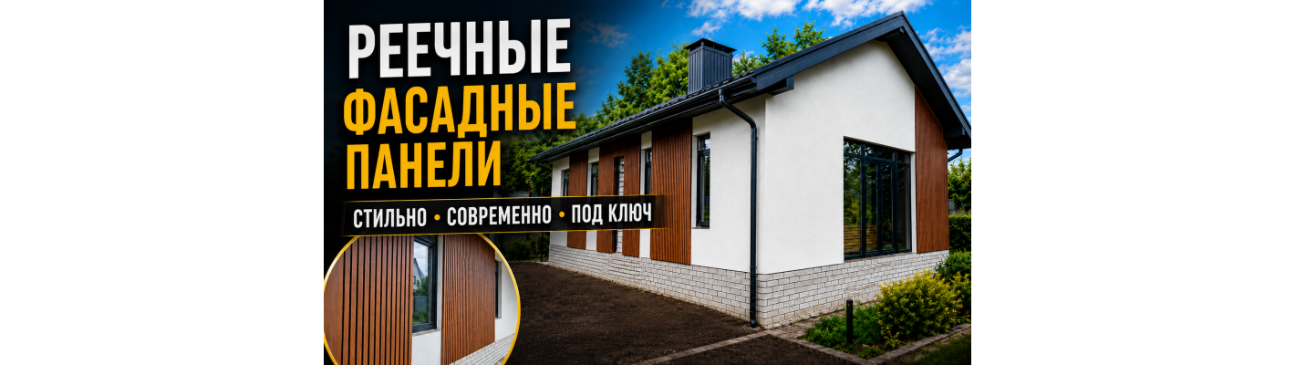Монтаж фасадных реечных панелей: современная отделка фасада частного дома