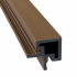 Угол для реечной панели EasyDecking Ко-Экструзия 50*50*4010 мм.